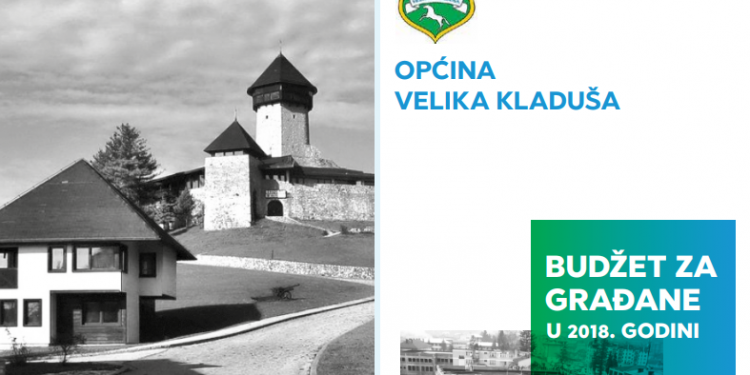 Budžet za građane u 2018. godini  – Općina Velika Kladuša