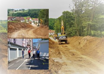 Načelnik Abdić u obilasku aktuelnih radova na asfaltiranju puteva – otvoreno gradilište Dukići