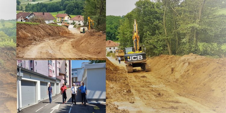 Načelnik Abdić u obilasku aktuelnih radova na asfaltiranju puteva – otvoreno gradilište Dukići