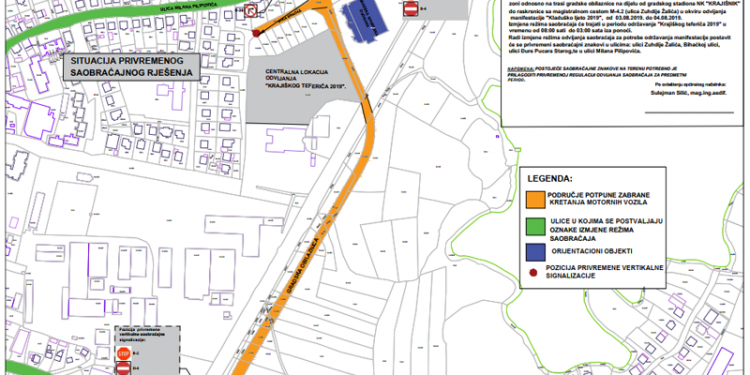 Privremena izmjena režima saobraćaja