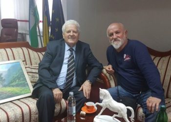 Umjetnik Mirko Šević posjetio načelnika Fikreta Abdića