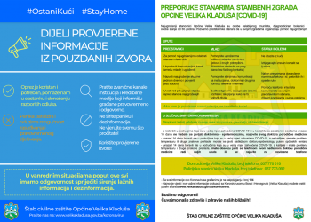 Održana Sjednica Štaba Civilne zaštite Općine Velika Kladuša povodom epidemiološke krize (COVID-19)