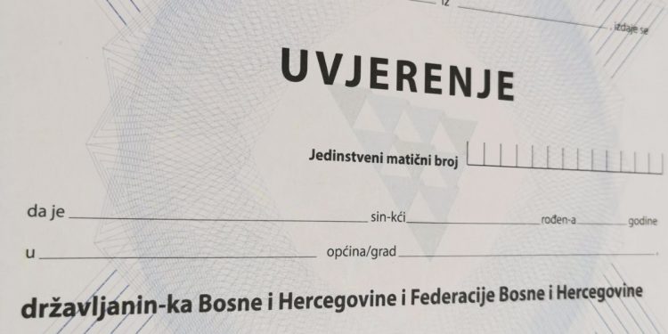 Matični ured Velika Kladuša će raditi u nedjelju 15.11.2020. godine