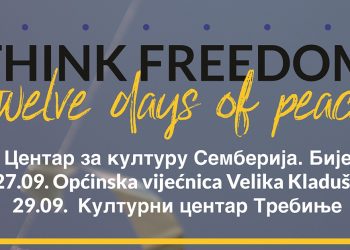 Projekat „Think Freedom“  povodom Međunarodnog dana mira/Međunarodnog dana nenasilja
