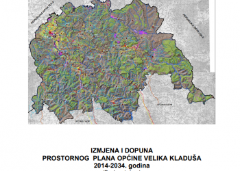 Javni uvid u Javnu raspravu o Prednacrtu izmjena i dopuna Prostornog plana Općine Velika Kladuša 2014-2034. godine