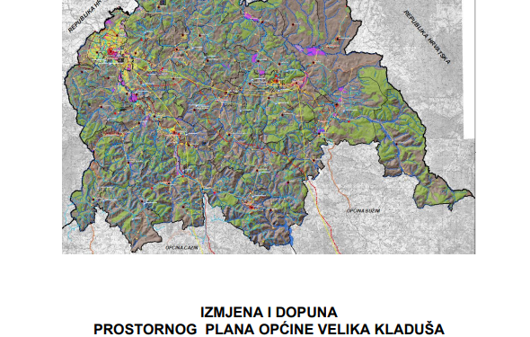 Javni uvid u Javnu raspravu o Prednacrtu izmjena i dopuna Prostornog plana Općine Velika Kladuša 2014-2034. godine