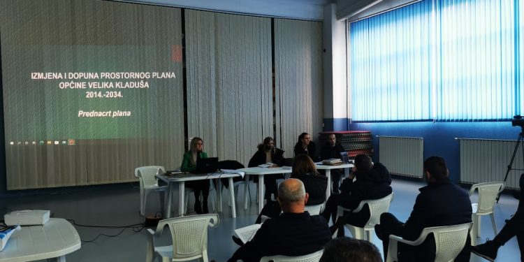 Održana Javna rasprava o Prednacrtu Prostornog plana općine Velika Kladuša