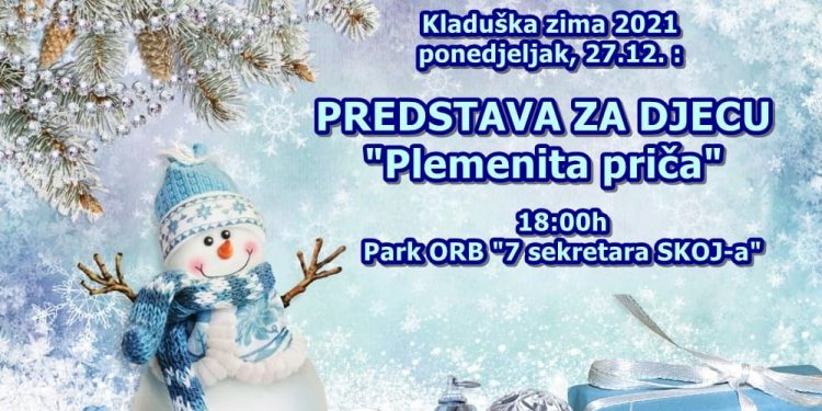 Kladuška zima se nastavlja dječijom radošću: Večeras „Plemenita priča“