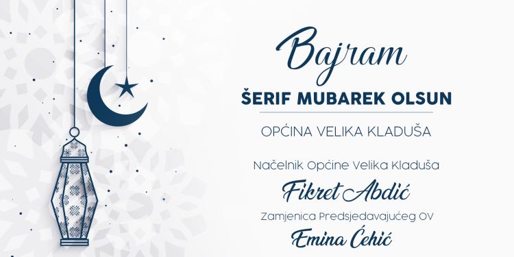 Čestitka u povodu Ramazanskog bajrama