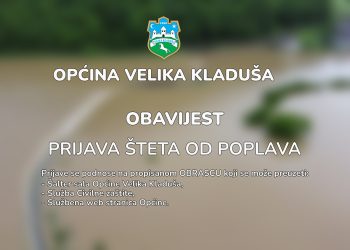 Obavijest o prijavi štete od prirodne nesreće – poplava