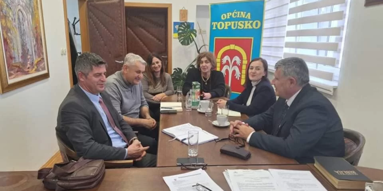 Načelnik Horvat u radnoj posjeti Općini Topusko