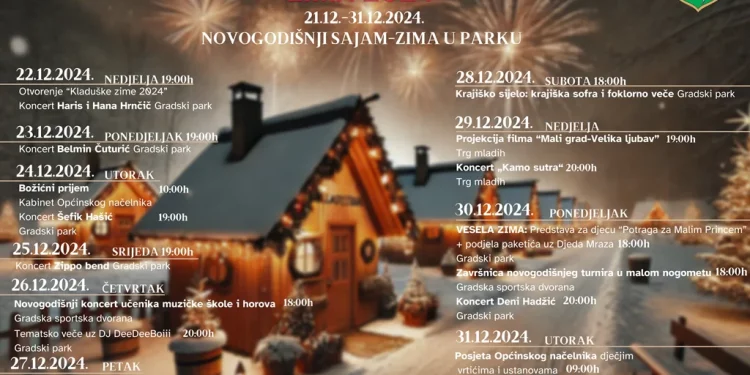 Program manifestacije ”Kladuška zima 2024”