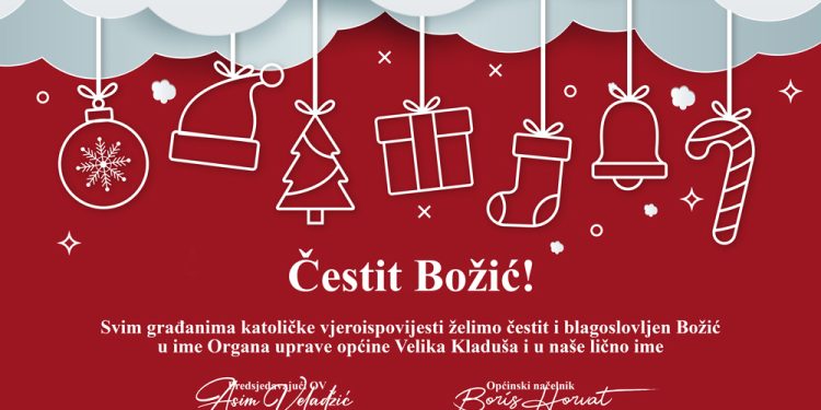 Božićna čestitka Općinskog načelnika