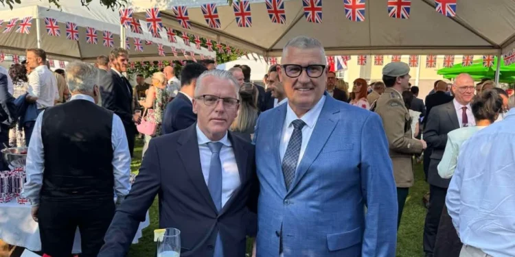 Načelnik Horvat na svečanom prijemu u Ambasadi Velike Britanije
