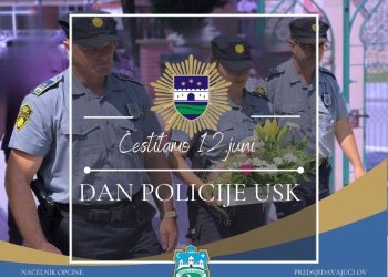 Čestitka povodom 12. juna, Dana policije Unsko – sanskog kantona