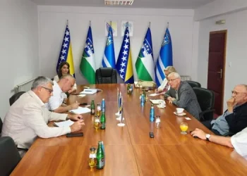 Potpredsjednik ANU BiH prof. dr. Mirko Pejanović posjetio načelnika Horvata