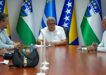 Ministar Habibija sa načelnikom Horvatom o izgradnji nove upravne zgrade u Velikoj Kladuši