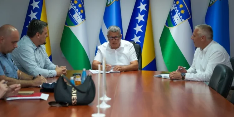 Ministar Habibija sa načelnikom Horvatom o izgradnji nove upravne zgrade u Velikoj Kladuši