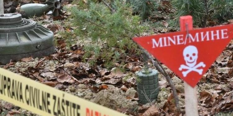 Upozorenje Službe za civilnu zaštitu: Opasnost od mina još uvijek postoji
