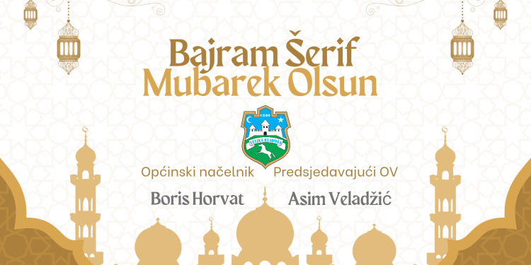 Čestitka povodom Bajrama u ime Općinskog organa uprave i Općinskog vijeća