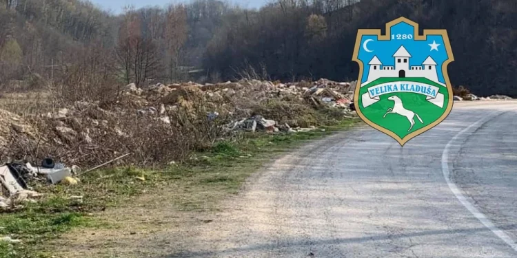 U toku prikupljanje podataka o divljim deponijama na području općine Velika Kladuša