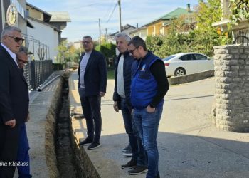 Načelnik Horvat i menadžment JKP „Vodovod i kanalizacija“ obišli radove na rekonstrukciji vodovodne mreže